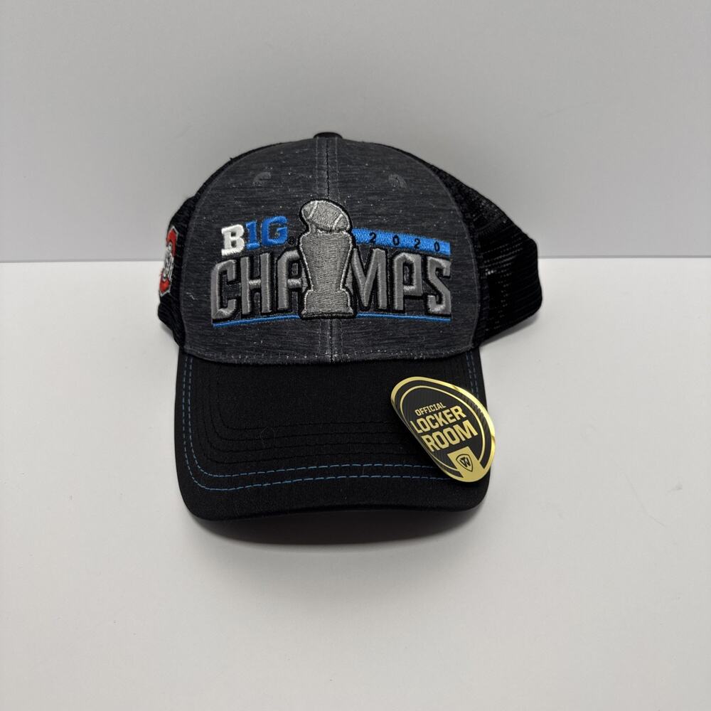 Ohio State Buckeyes Big Ten Championship Champs 2020 Hat Cap Strap Back